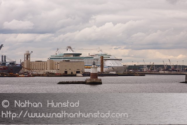 Yet another shot of a cruise ship from the Staten Island Ferry